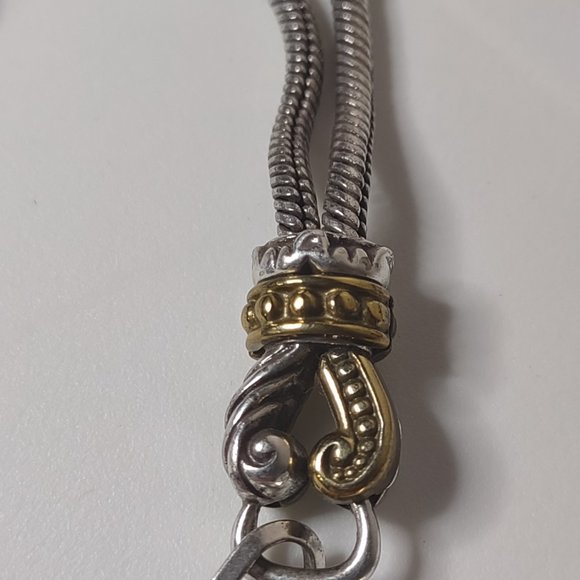 Very Awesome Decorative Two Tone Metal Belt 39 Inches Long - Picture 5 of 13